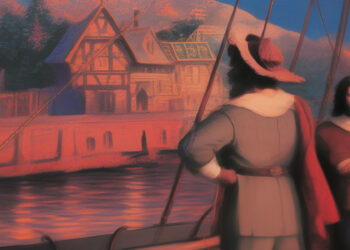 Cover von Anno 1602 auf dem Siedler auf einen Hafen blicken