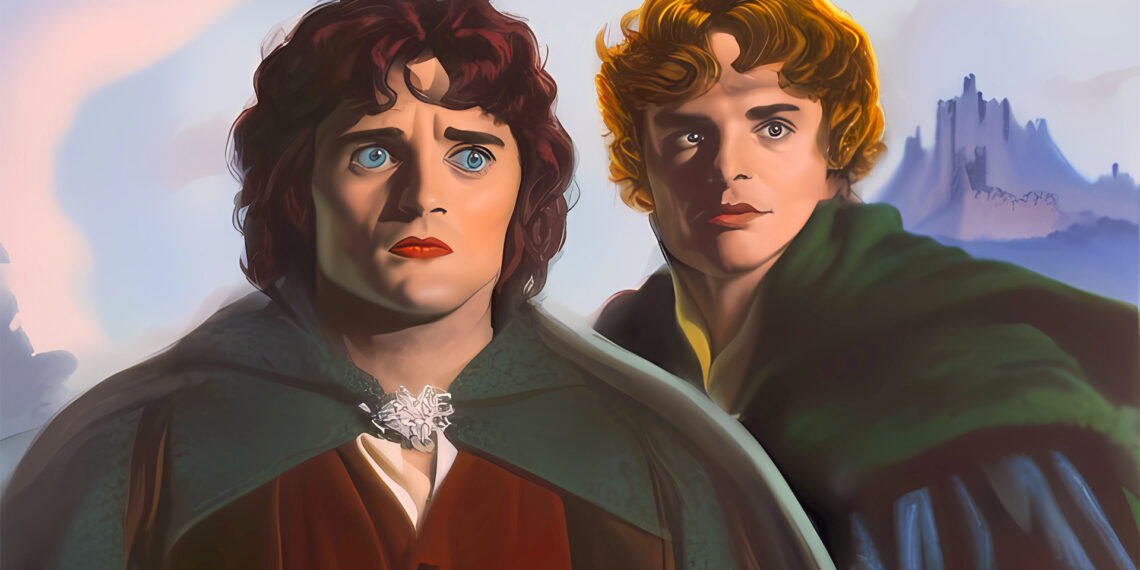 Frodo und Sam von Herr der Ringe
