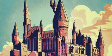 Das Schloss Hogwarts aus Harry Potter